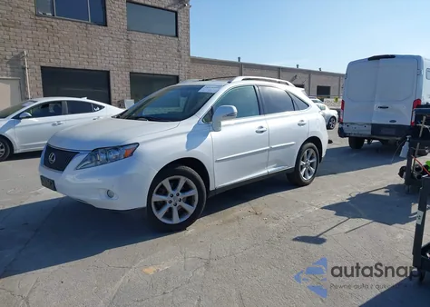 2012 Lexus Rx 350 z USA, uszkodzony, nr VIN 2T2BK1BA7CC147226